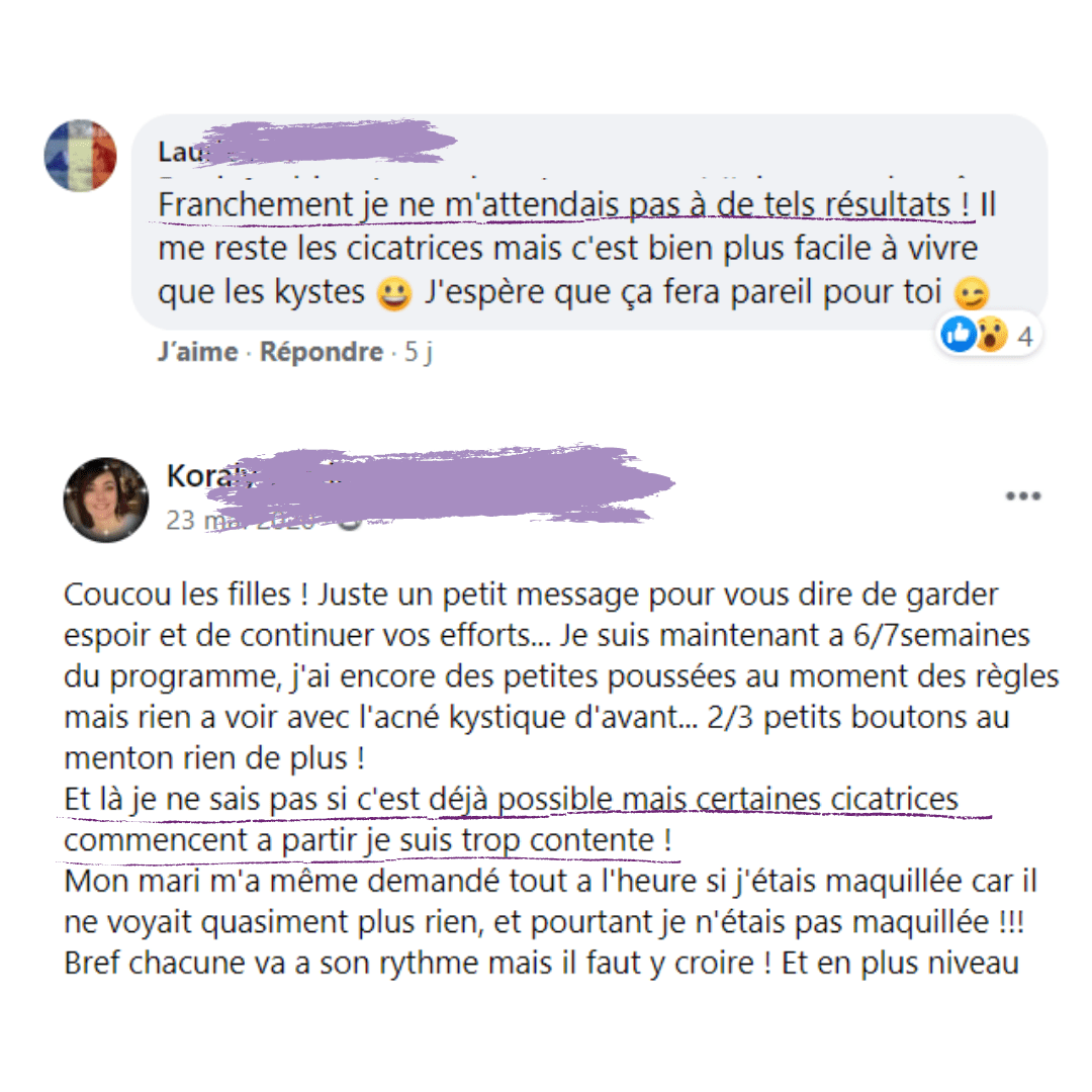 avis méthode Happyderme Marion Lecoin avant après acné méthode naturelle