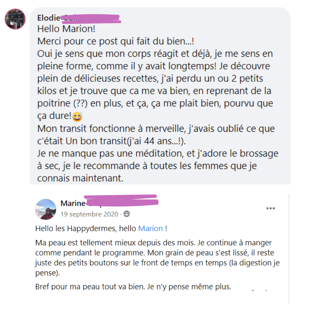Temoignage_methode_Happyderme19 Avis méthode Happyderme acné femme naturopathie