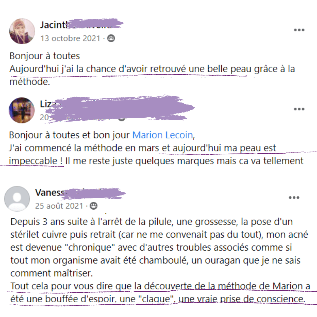 Avis méthode Happyderme acné femme naturopathie