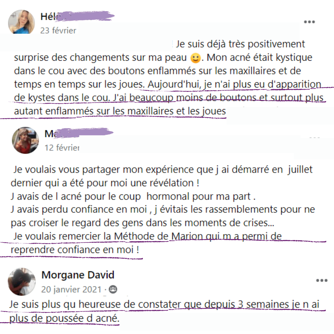 Aviss méthode Happyderme acné femme naturopathie